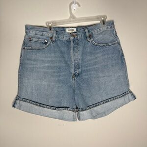Agolde dame Light Blue Jean Shorts